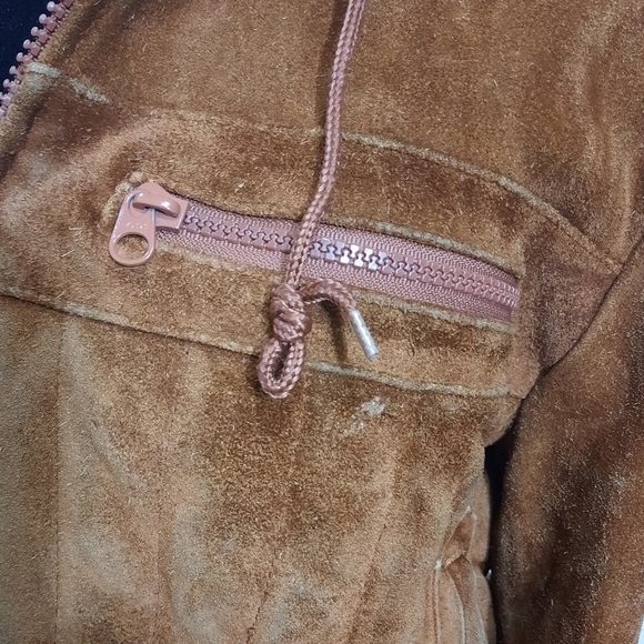 ~{Montgomery Ward}~ Vintage sherpa lined suede leather jacket. - Picture 5 of 13